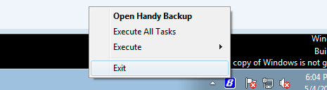 �������� ������ Handy Backup