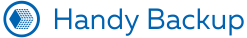 Логотип Handy Backup на прозрачном фоне