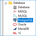 Автоматический выбор данных PostgreSQL с Handy Backup