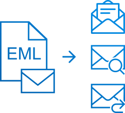 Все письма сохраняются в формате EML